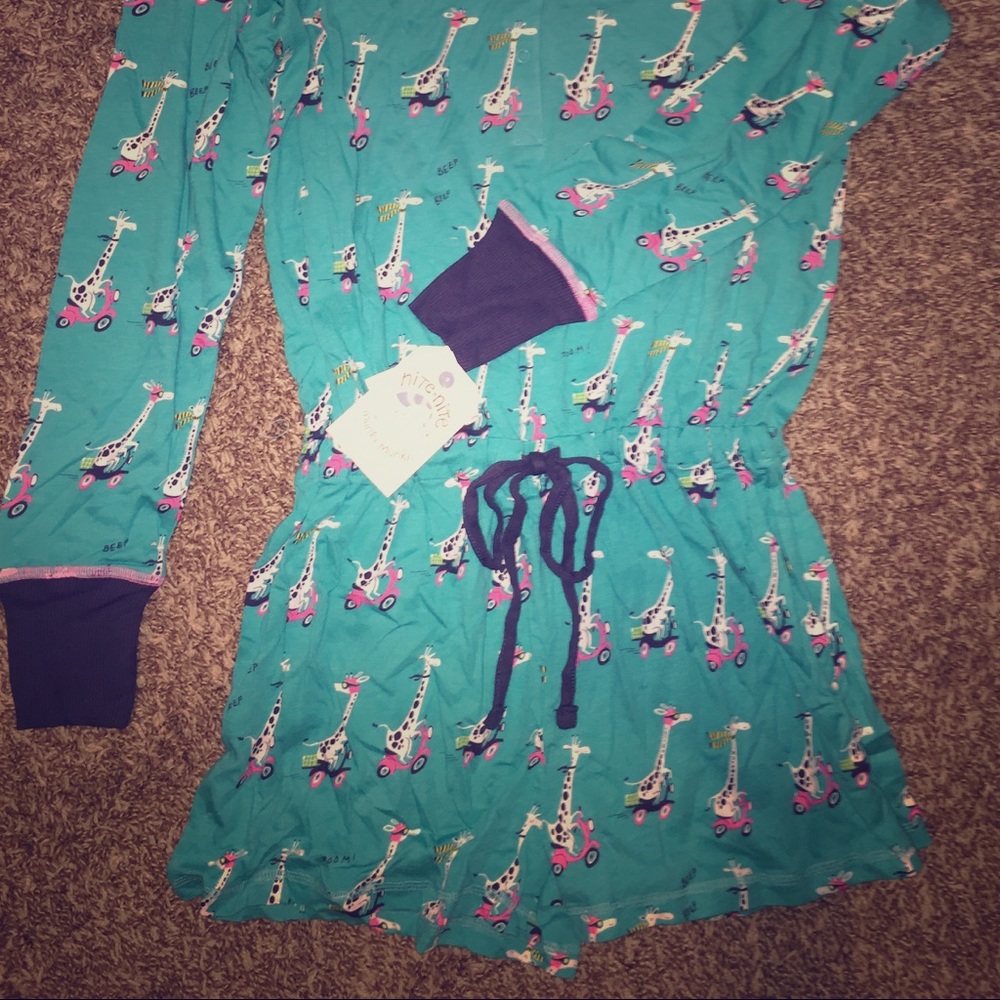 Giraffe Pajama Romper